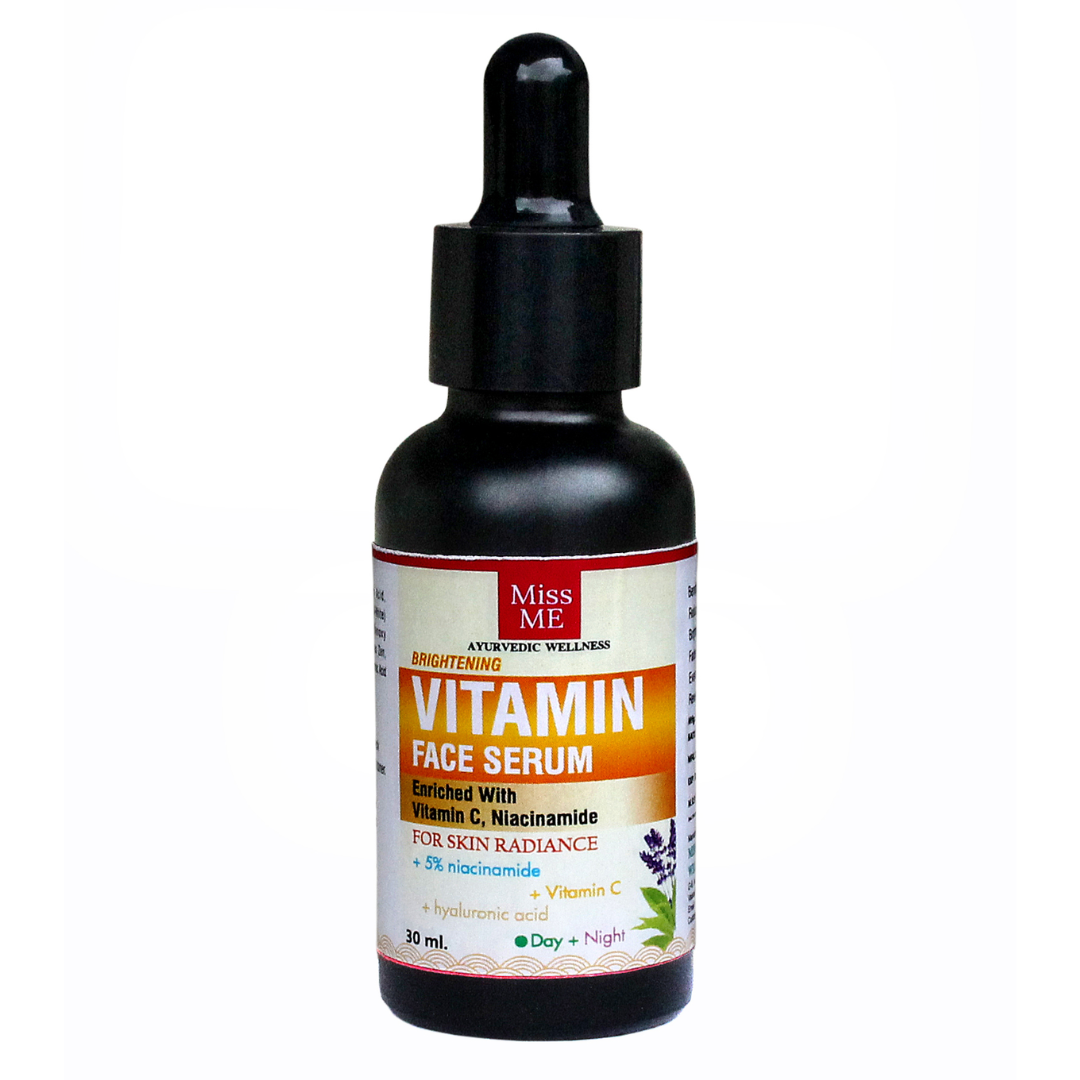 Miss ME Ayurvedic Brightening Vitamin Face Serum with Vitamin C & Niacinamide Miss ME Brightening Serum with Vitamin C & Niacinamide